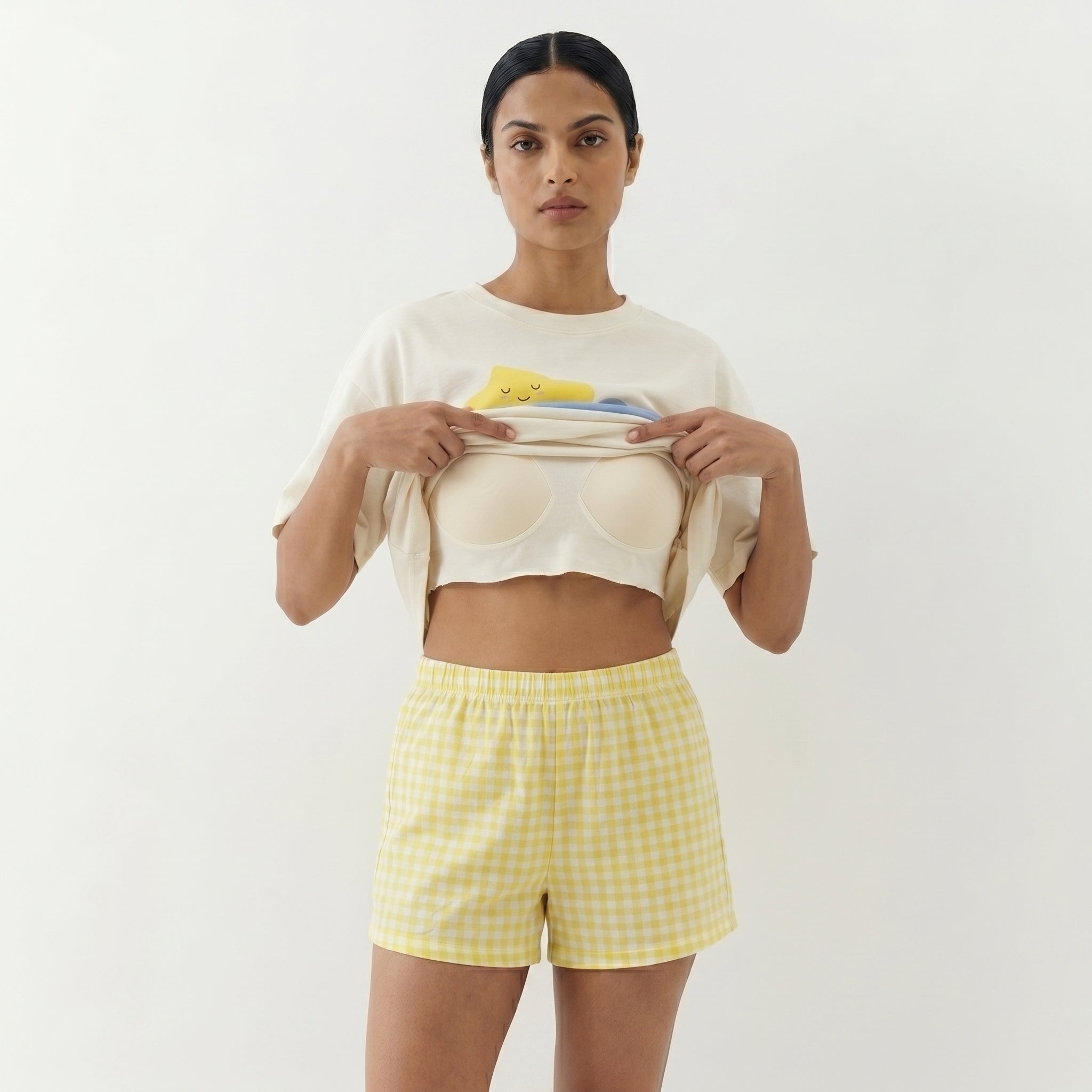 Golden Star Padded Nightsuit Set