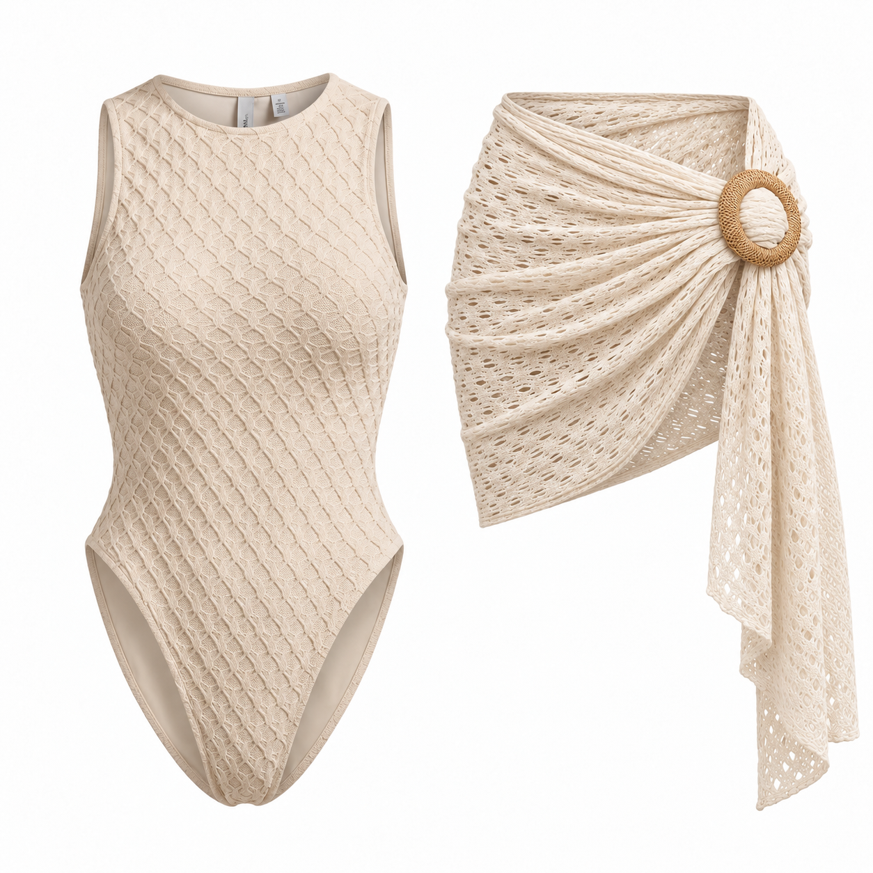 Alba Luxe Monokini With Wrap-On Set