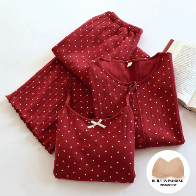 Lovebug Padded Nightsuit -3pc Set