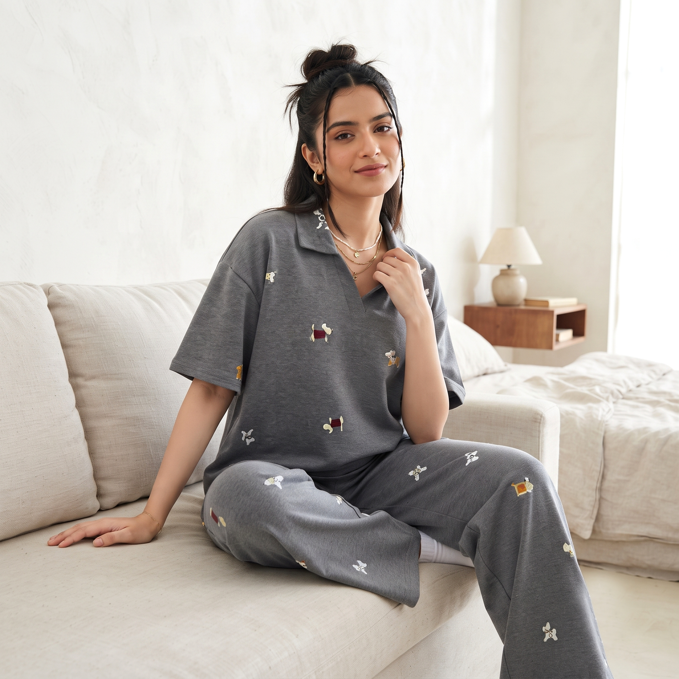 Tiny Critters Padded Nightsuit Set