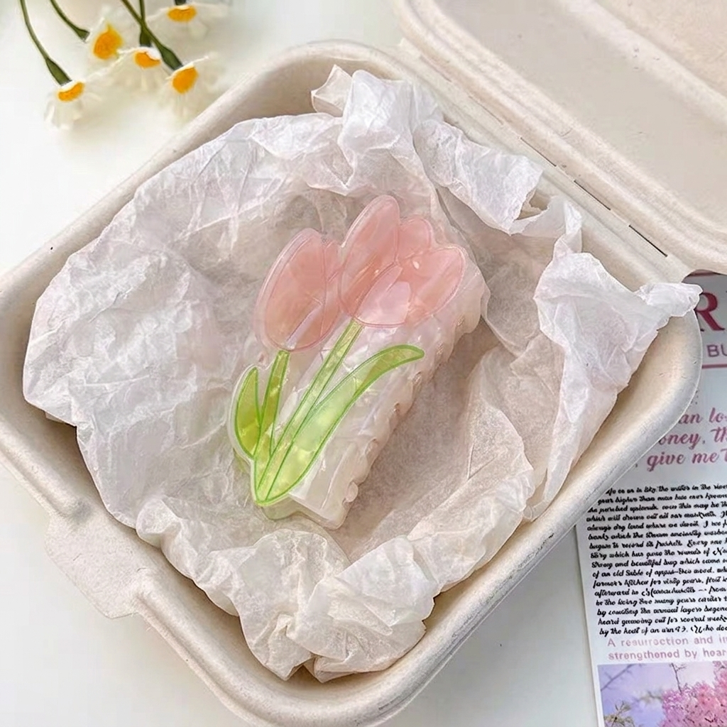 Floral Garden Claw Clip
