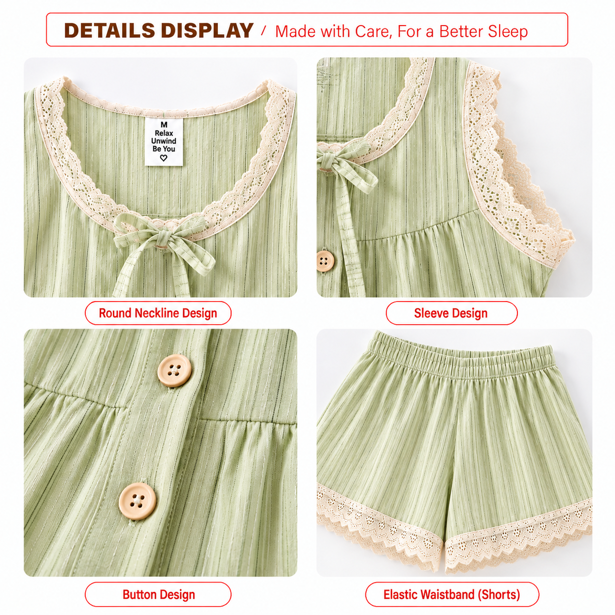 Morning Mint Padded Nightsuit Set