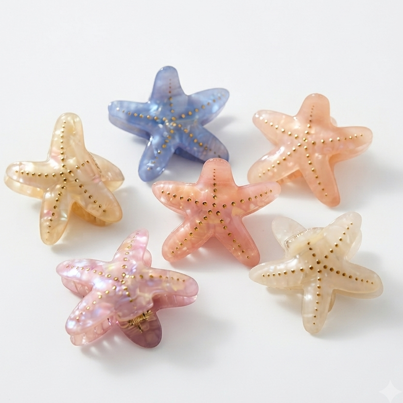 Starfish Claw Clips