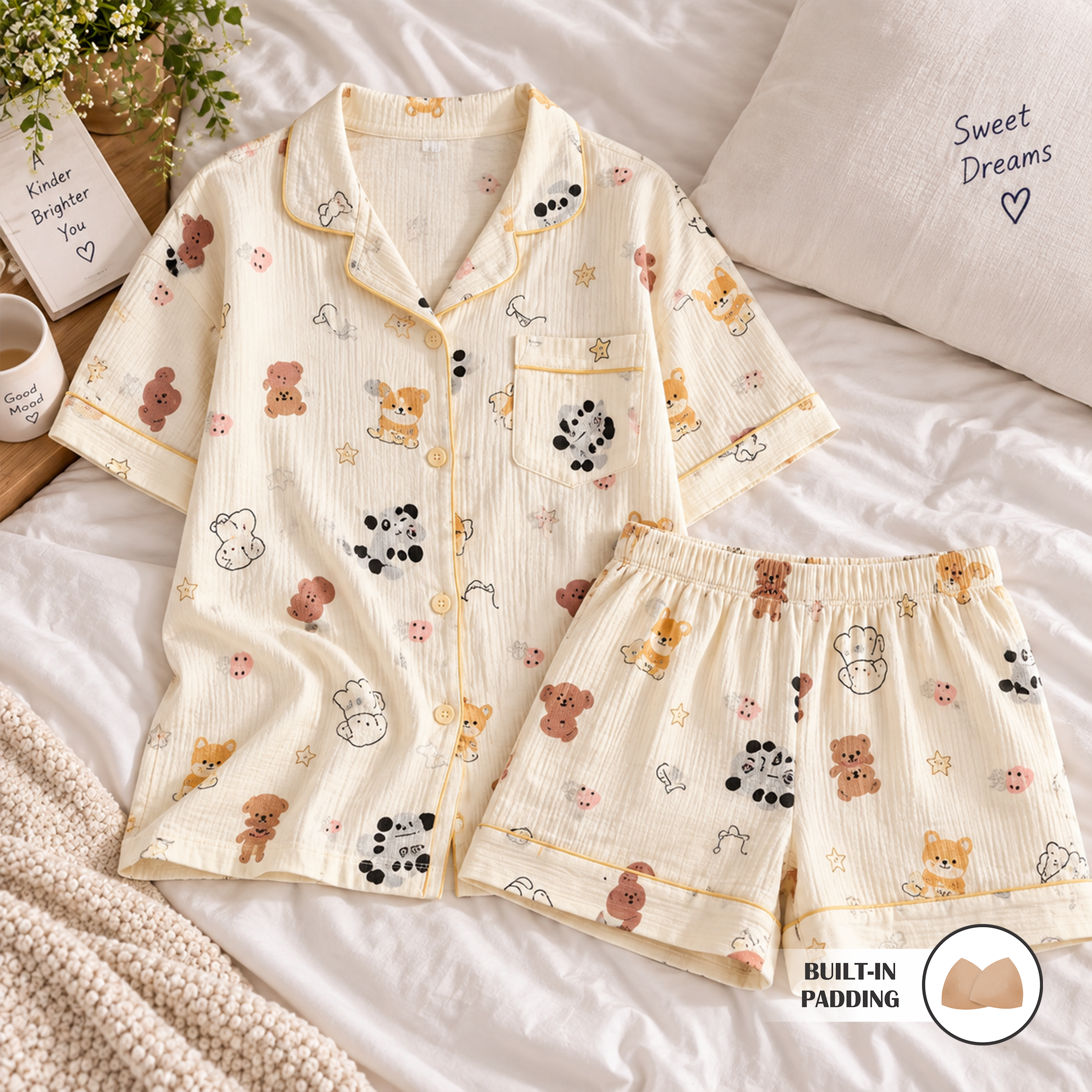 Koala Dream Padded Nightsuit Set