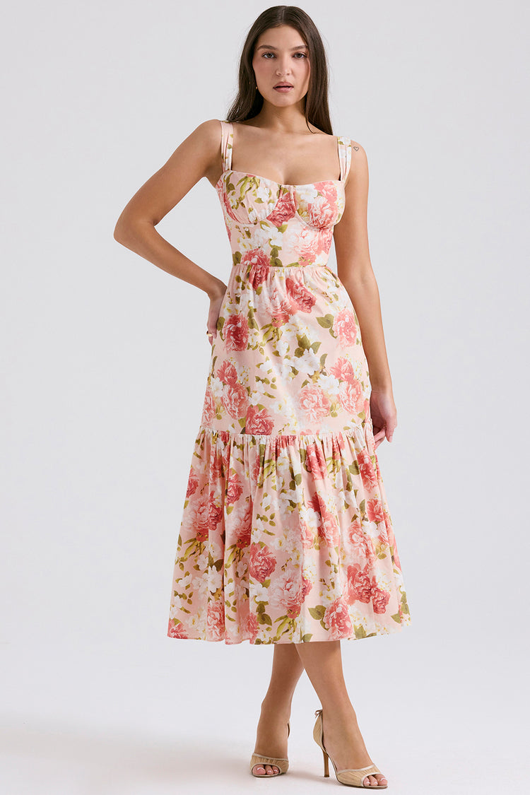Mariah Floral Midi Sundress