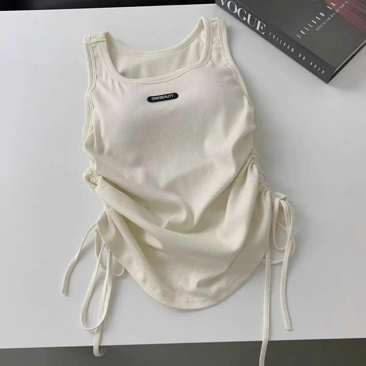 Contour Built-in Bra Tie Top