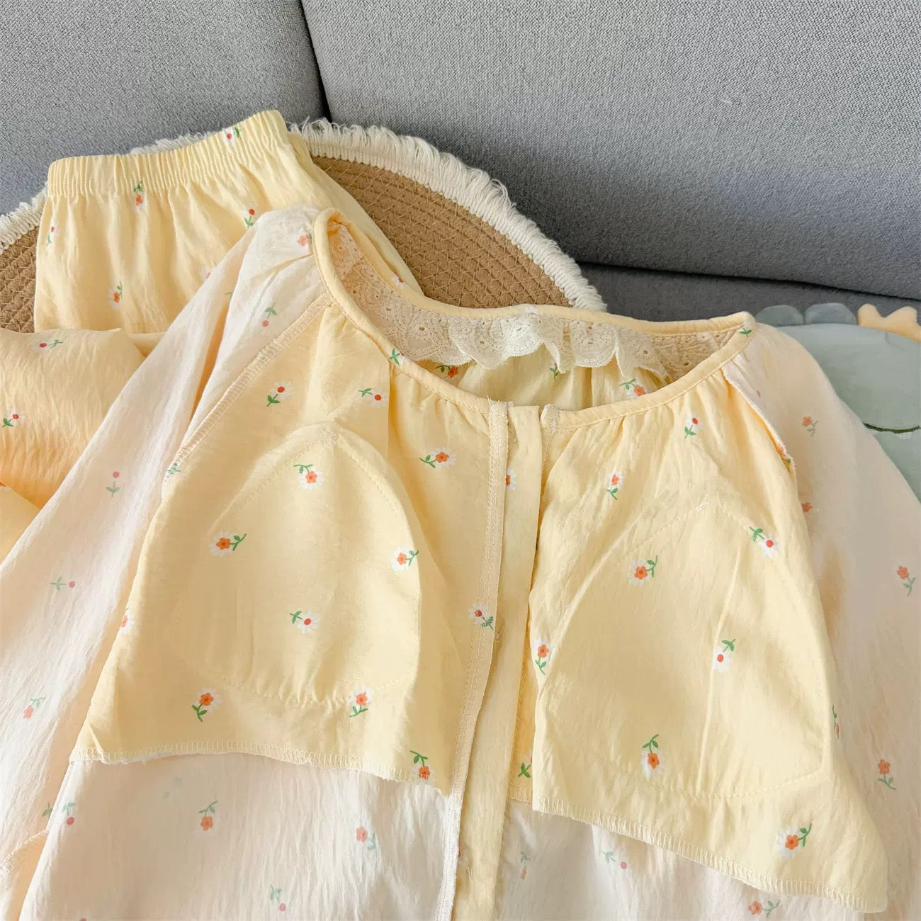Buttercup Belle padded Nightsuit set