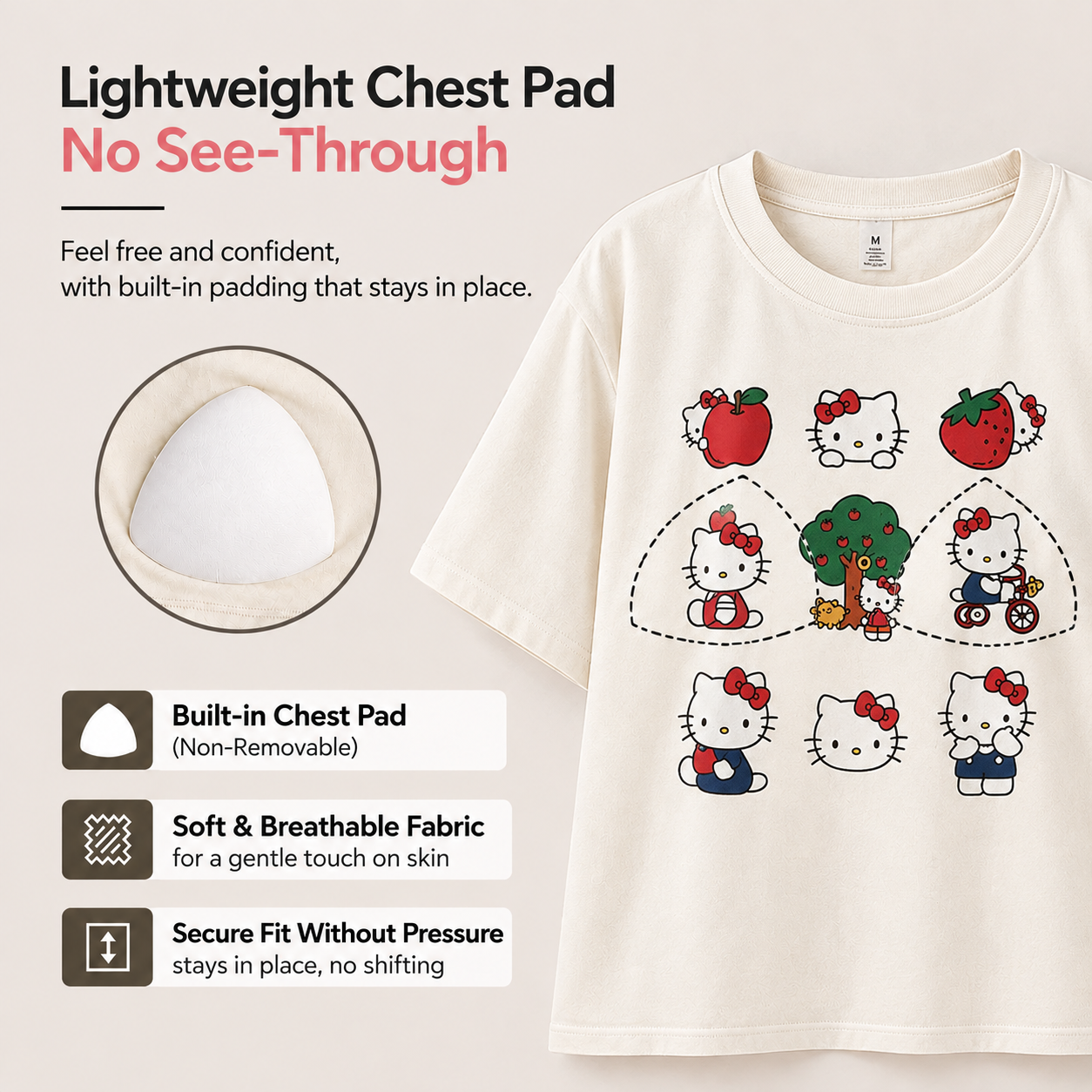 Sugar Kitty Padded Nightsuit Set
