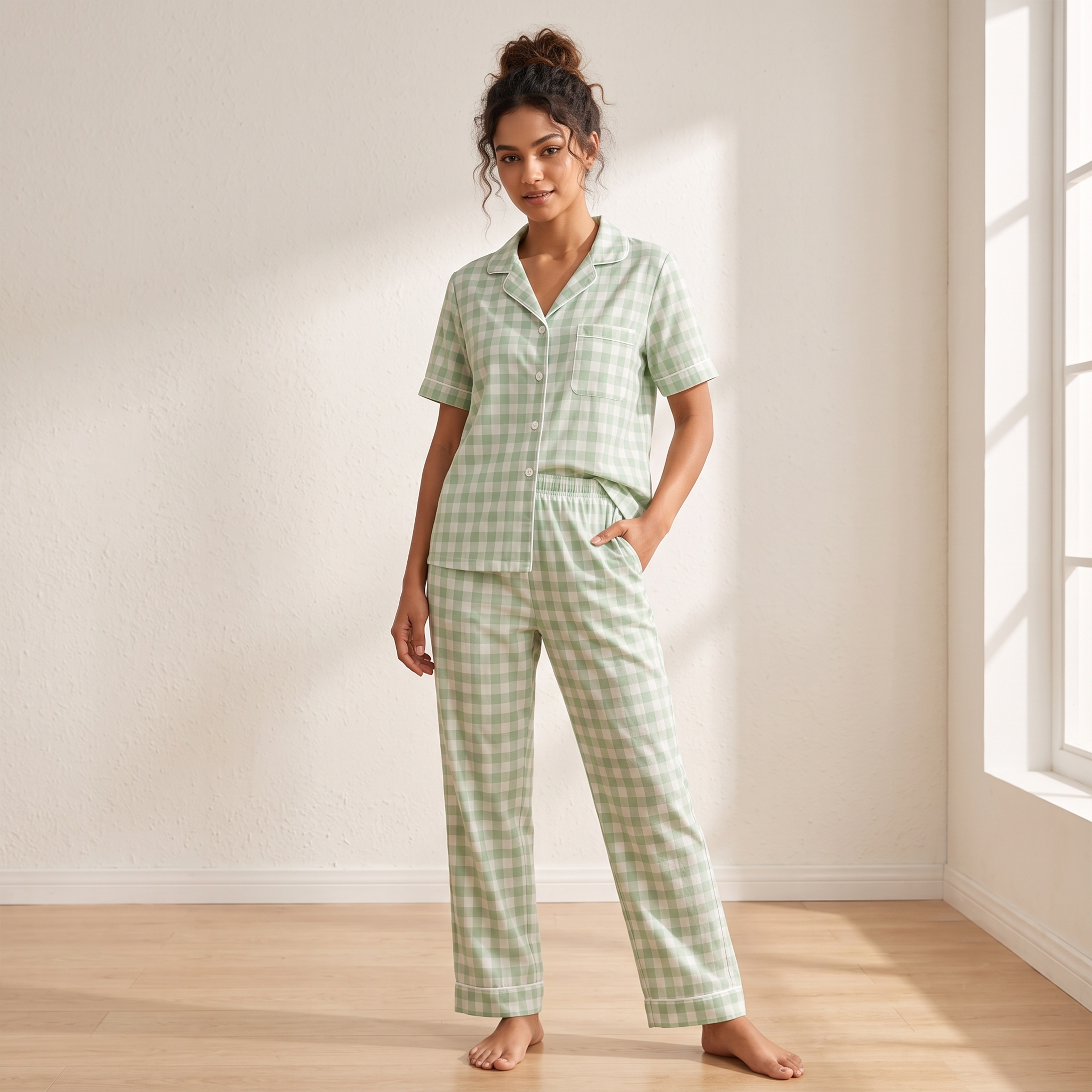 Cairo Checks Padded Nightsuit (Copy)