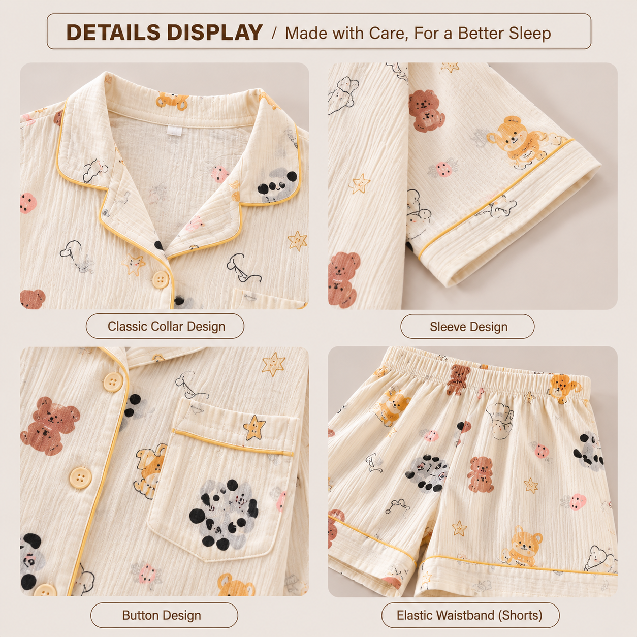 Koala Dream Padded Nightsuit Set