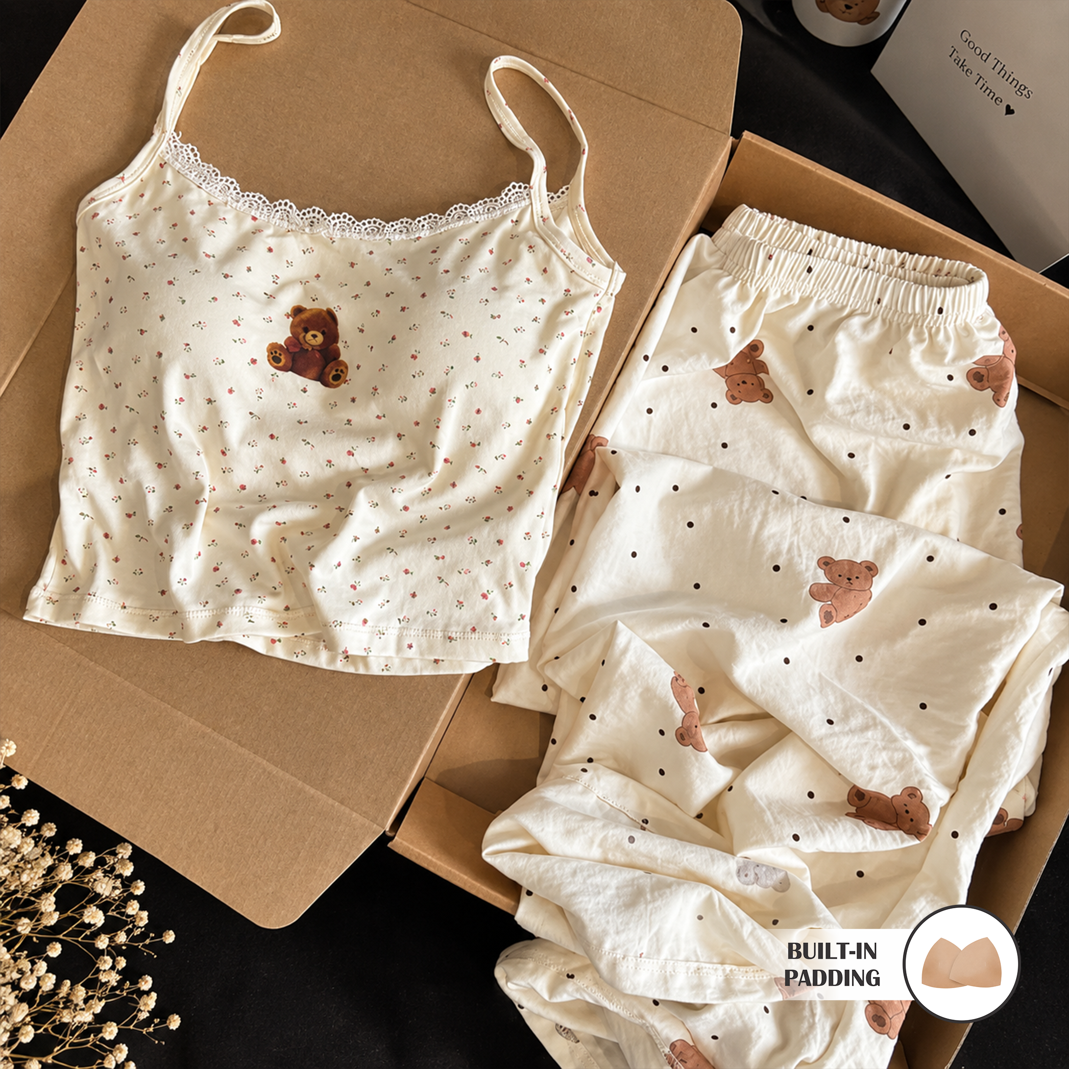 Honey Bear Padded Lounge Set