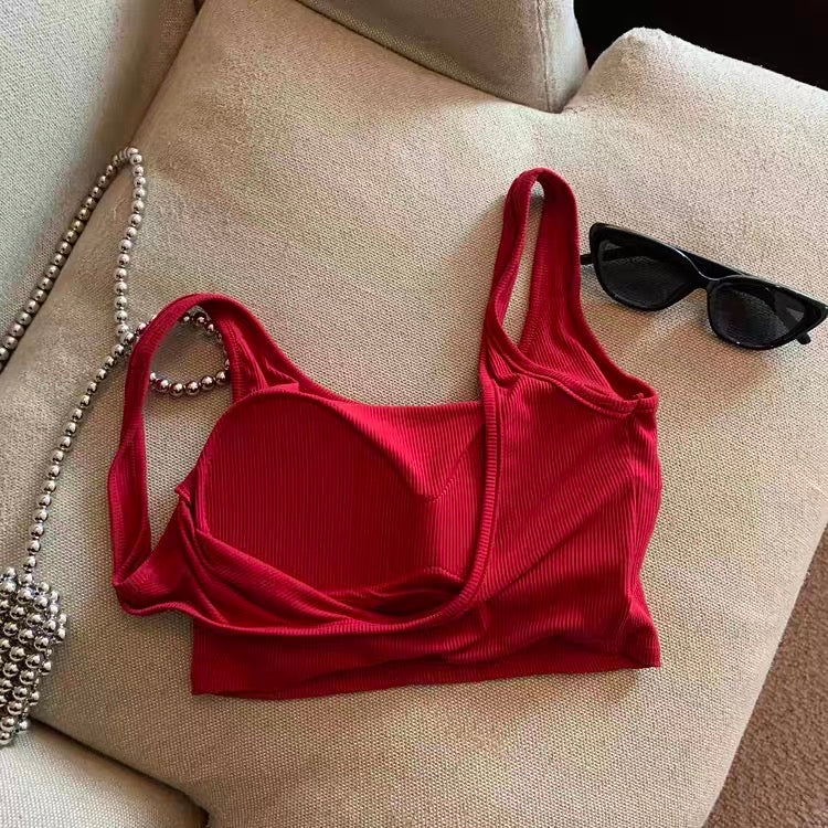 Staple Ribbed Built-in Bra Top