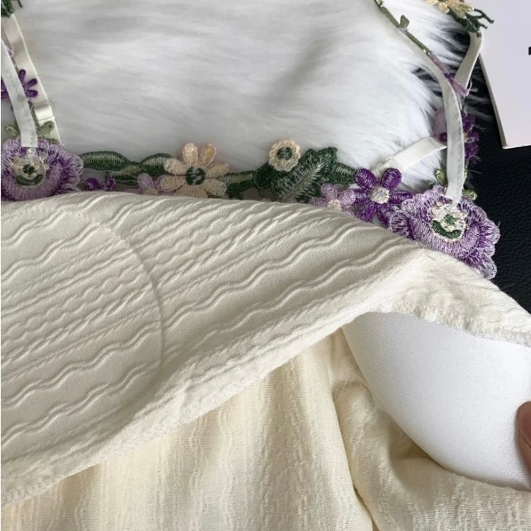 Secret Garden Padded Nightsuit- 3pcs Set