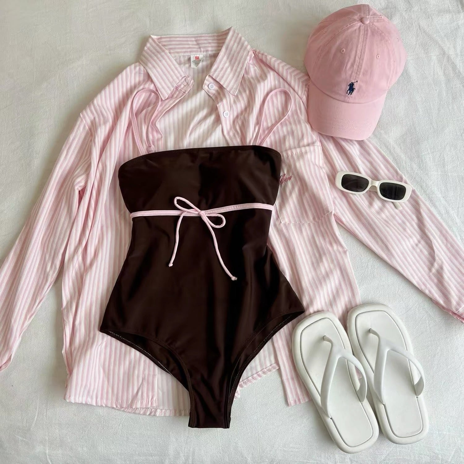 Costal Cowgirl Monokini With Shirt Set