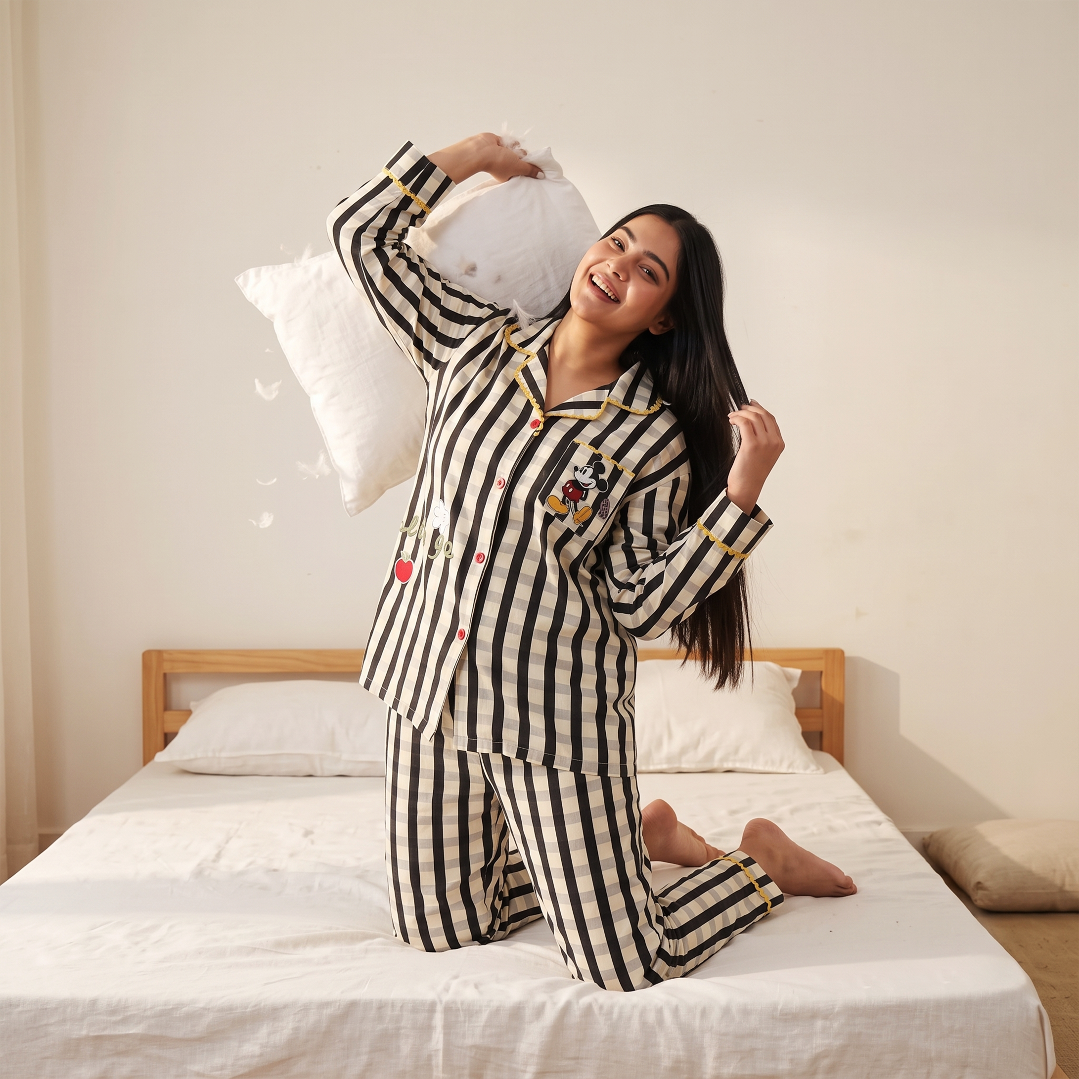 Vintage Mickey Padded Nightsuit Set