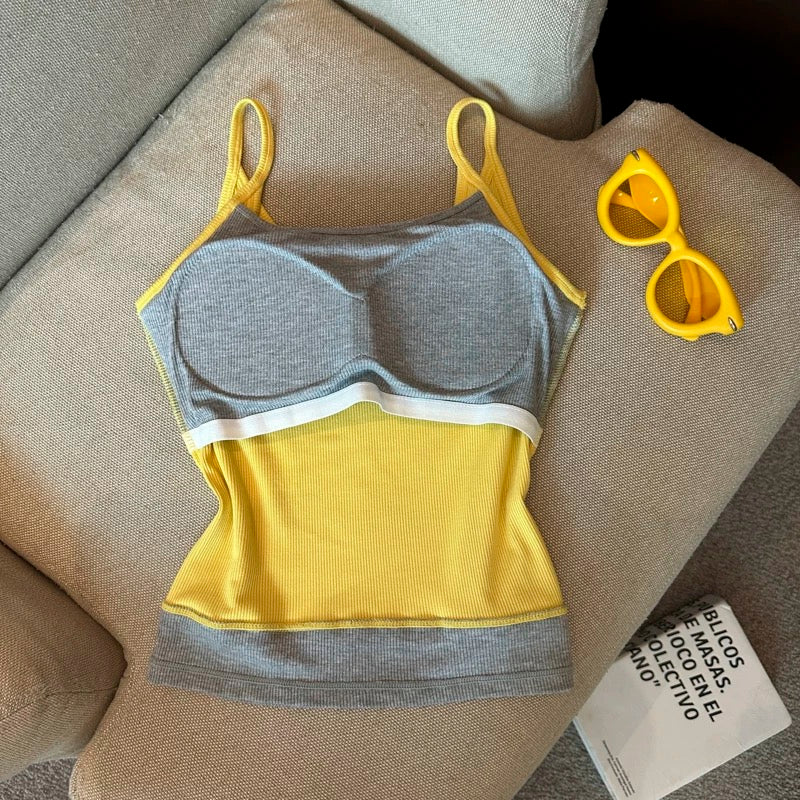 Wake Up Call Built-in Bra Top