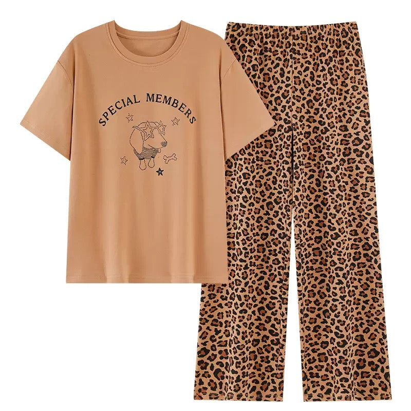 Caramel Prowl Padded Nightsuit Set