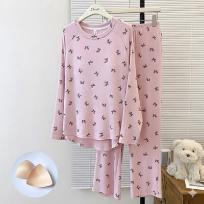 Pretty Little Bow Padded Nightsuit Set