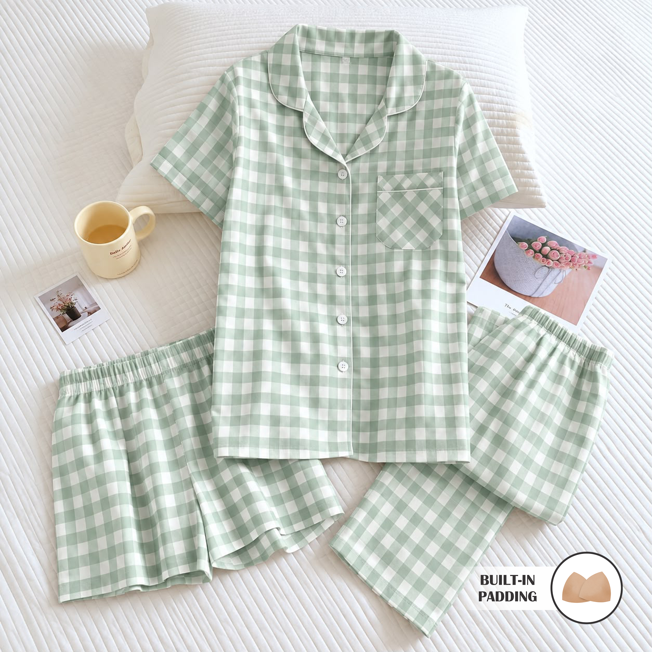 Cairo Checks Padded Nightsuit (Copy)
