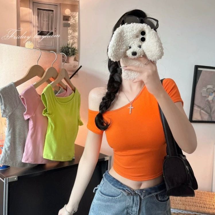 Ira boatneck Built-in Bra Top