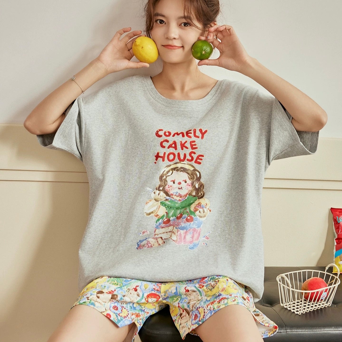 Comely Cake House Padded Nightsuit Set