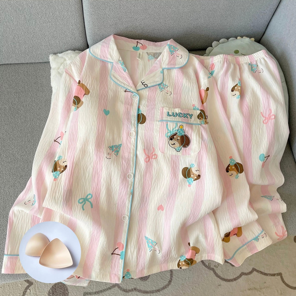 Happy Tail Padded Nightsuit Set