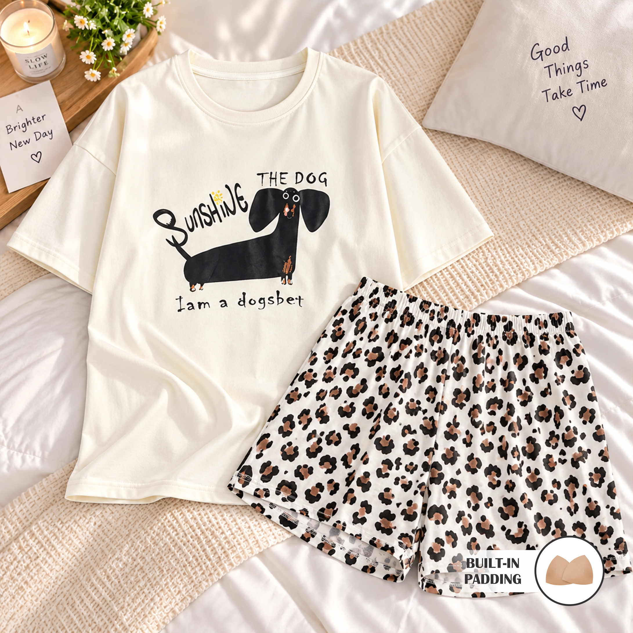 Wild Pup Padded Nightsuit Set
