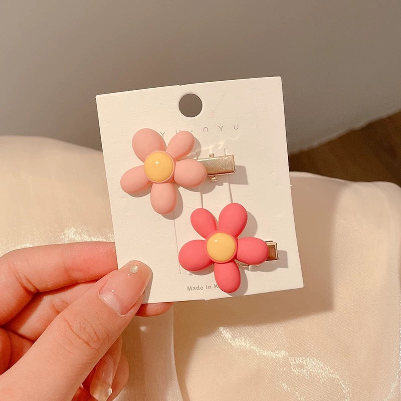 Pretty In Pink Hair Clip ( Mix Pack of 6 Clips )