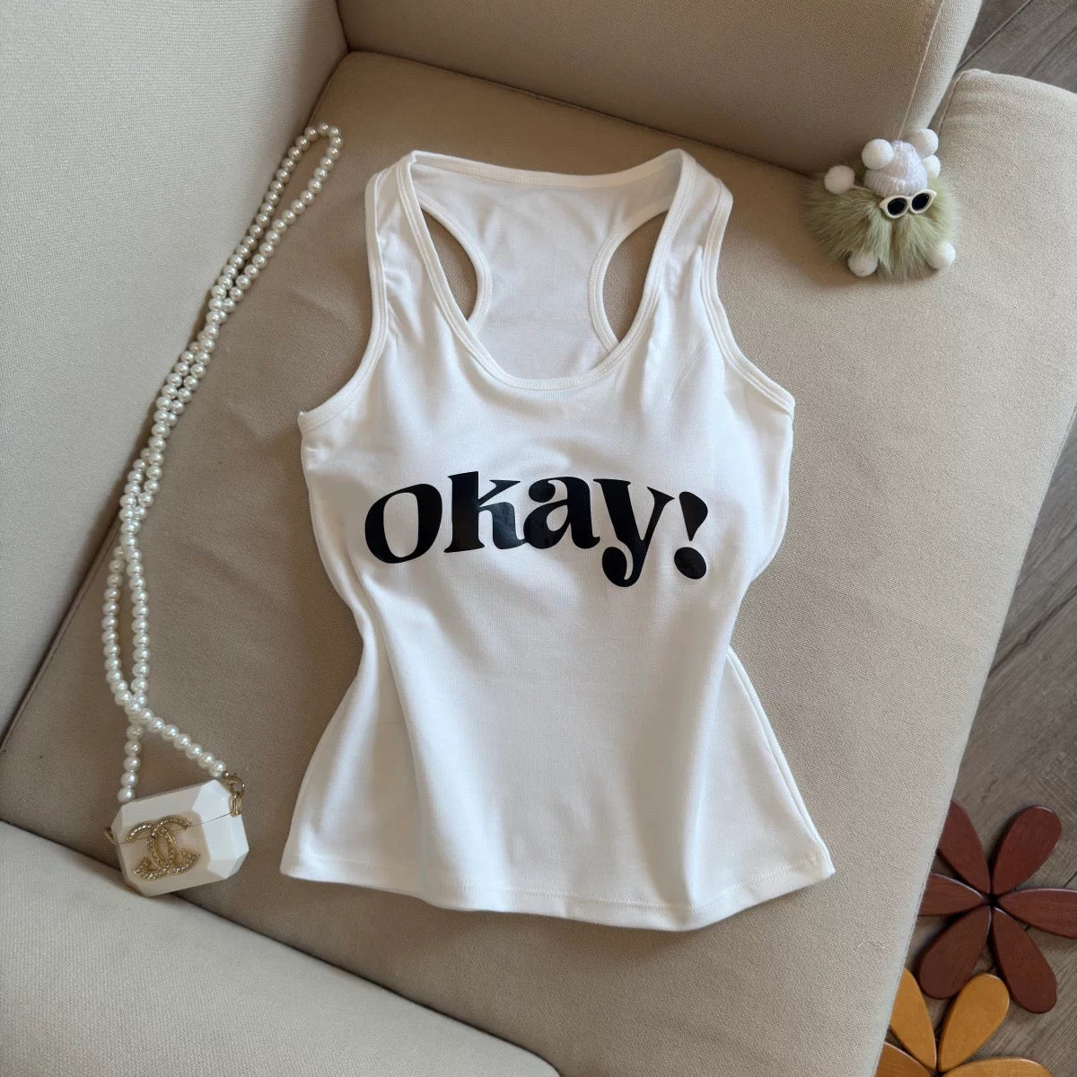 Just Okay Built-in Bra Top