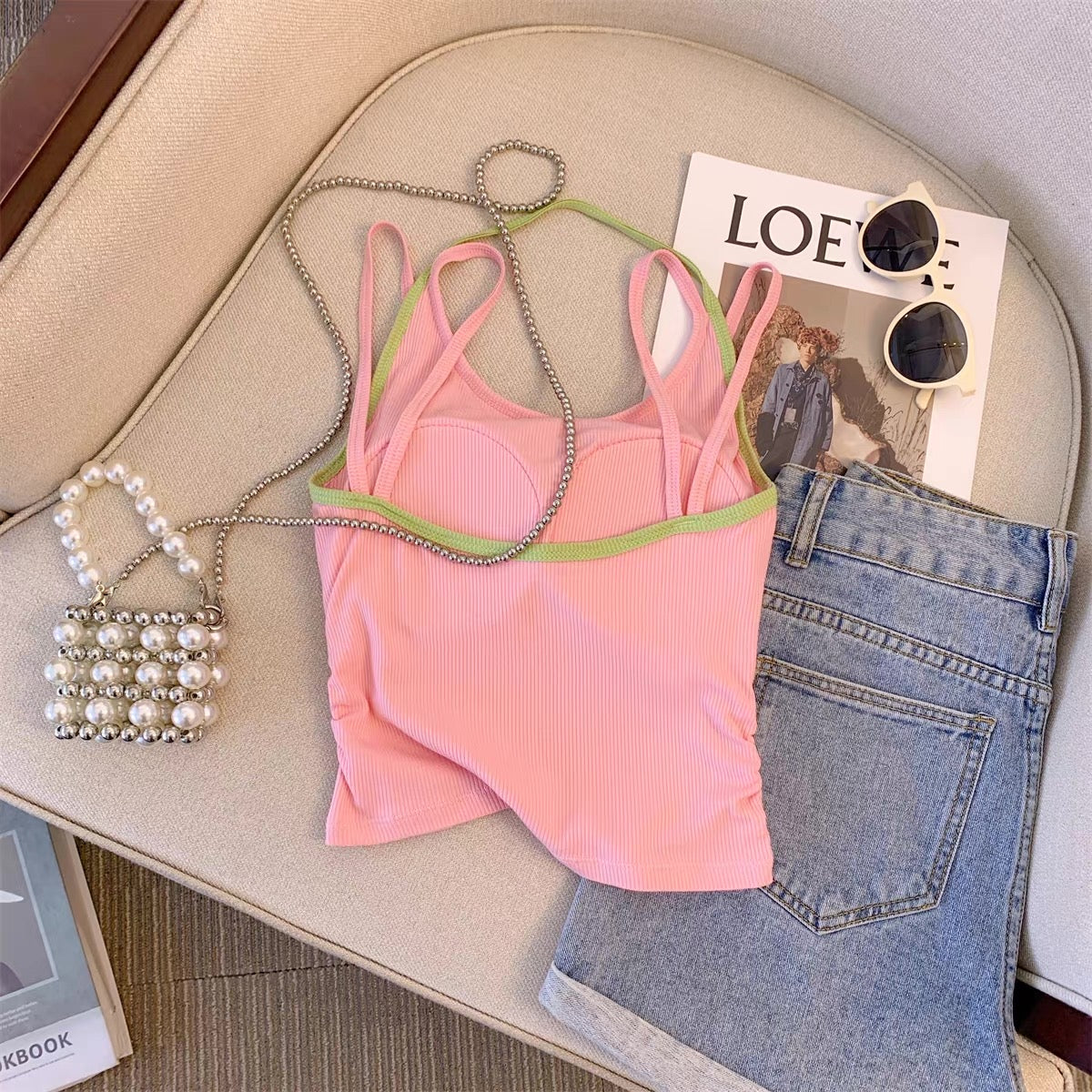 Playdate Built-in Bra Tank top