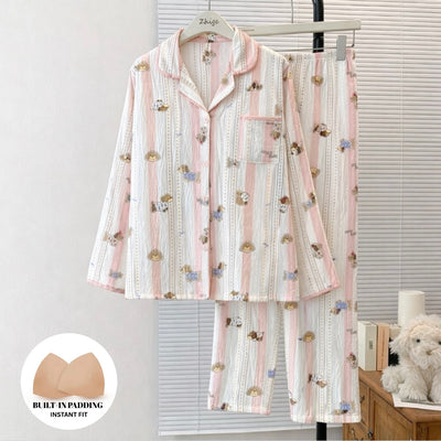 Pawvi Pug Padded Nightsuit Set