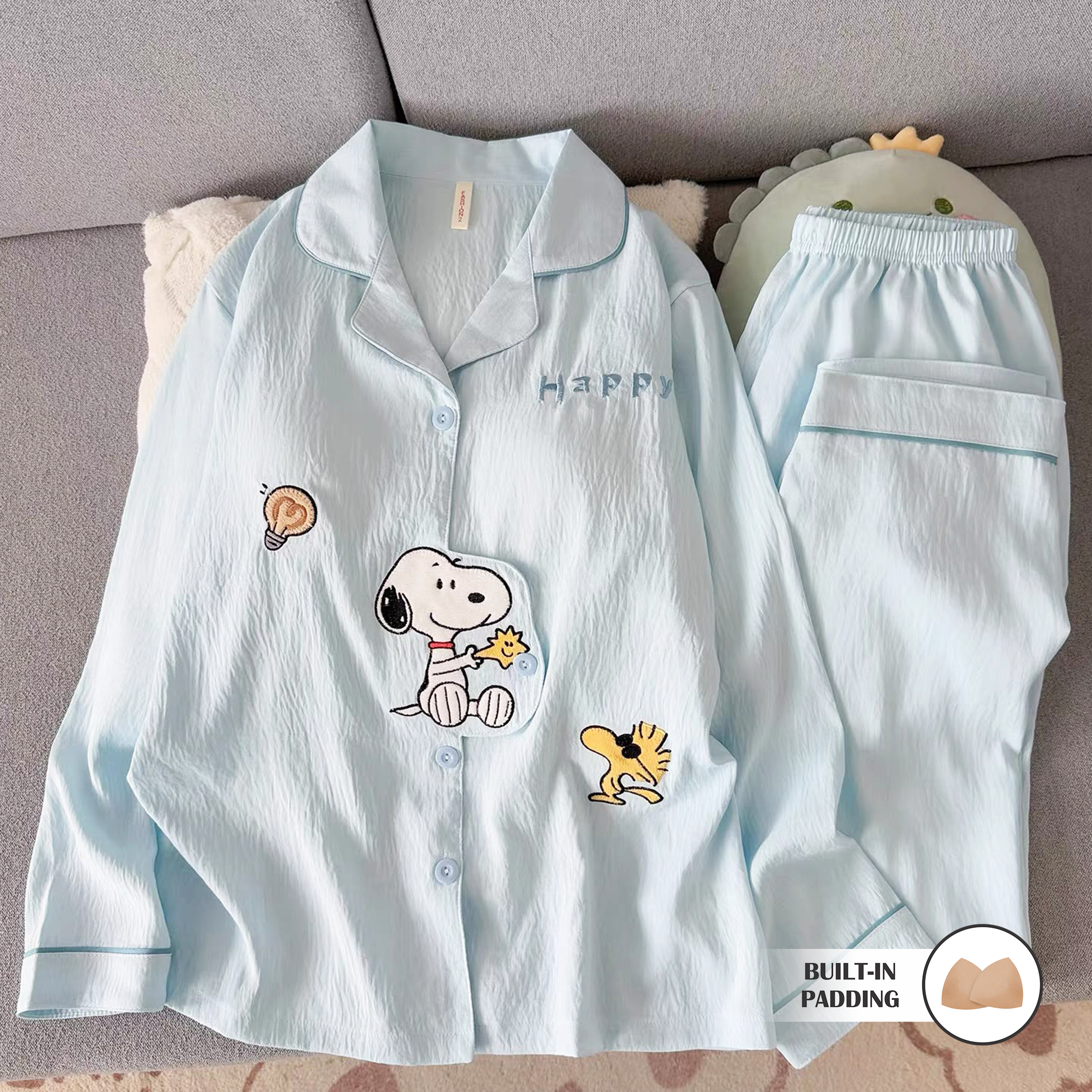 Bulbstruck Snoopy Padded Nightsuit Set
