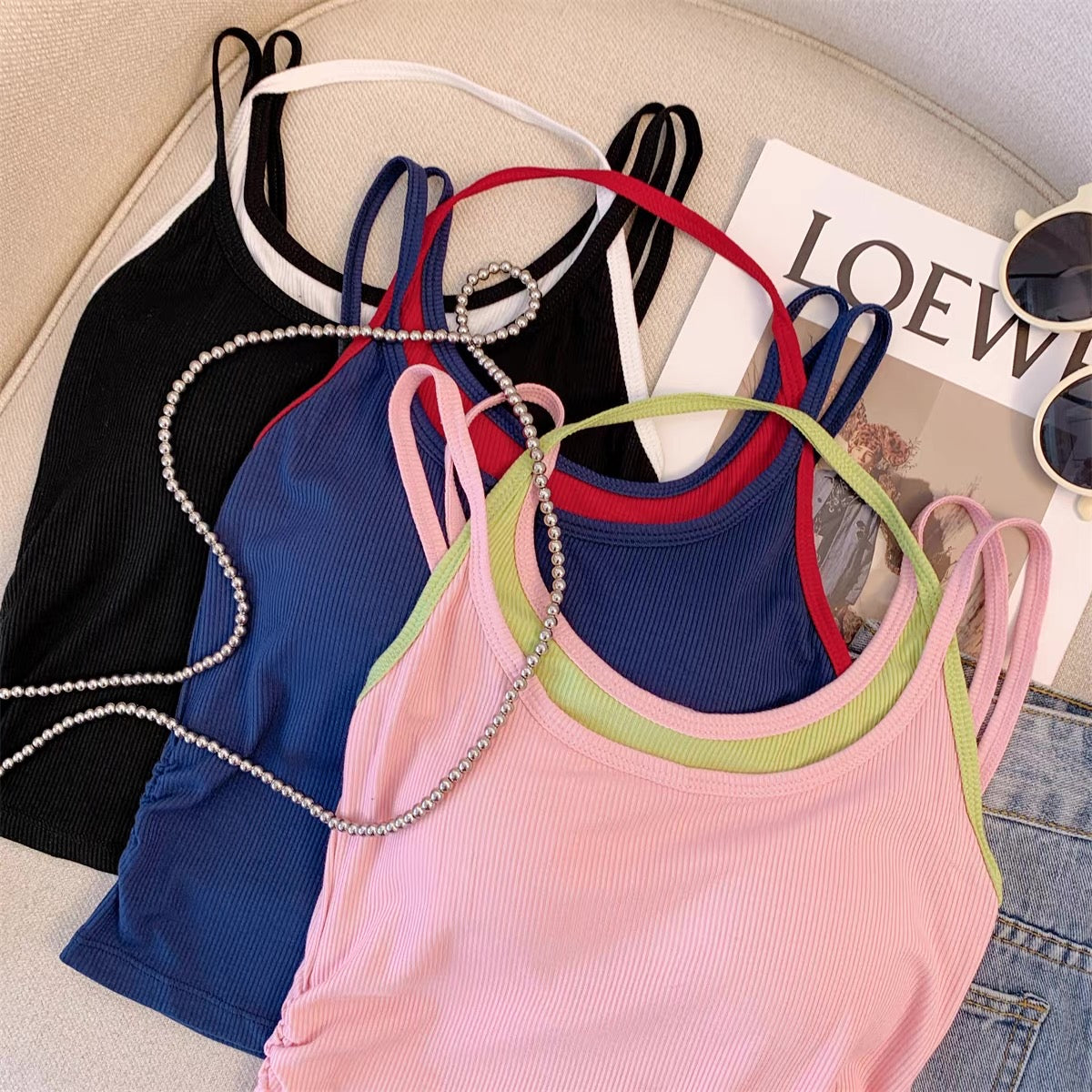 Playdate Built-in Bra Tank top