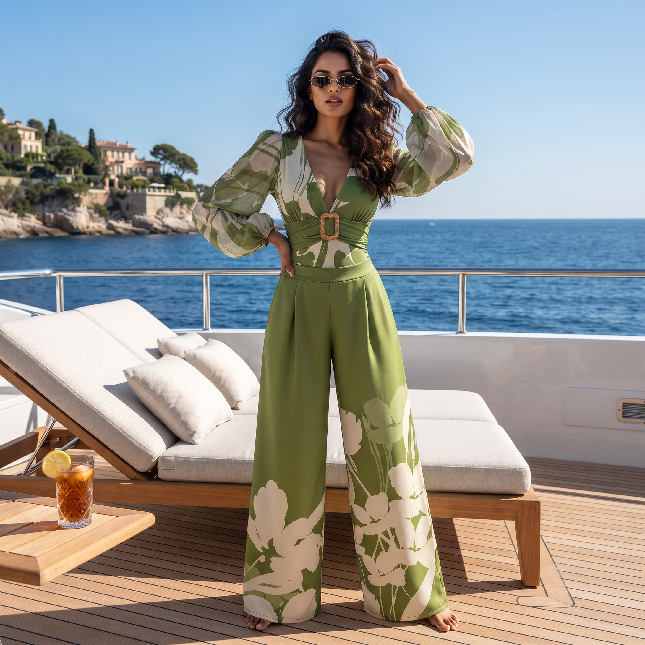 Matcha - Monokini & Pant Set
