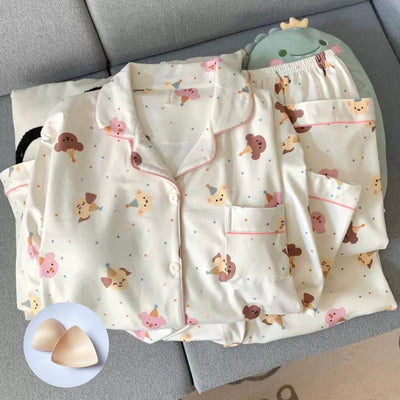 Vanilla Pop Padded Winter Nightsuit Set