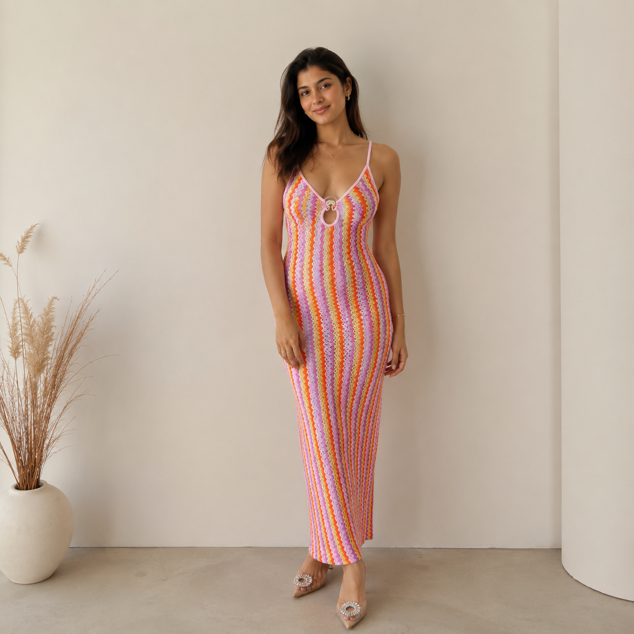 Sunset Rhythm Maxi Dress