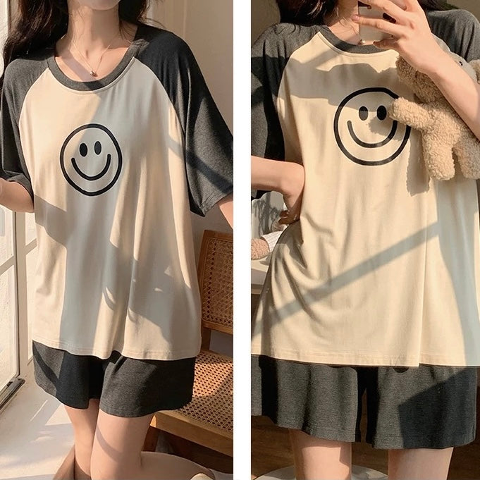 Smiley Comfort Padded Nightsuit Set