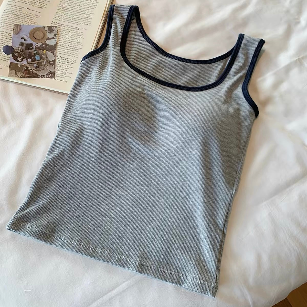 Outline Edge Built-in Bra Top