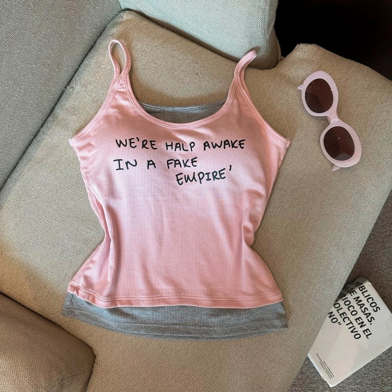 Wake Up Call Built-in Bra Top