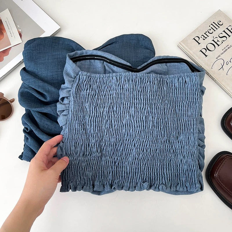 Socialite Ruched Built-In Bra Tube Top