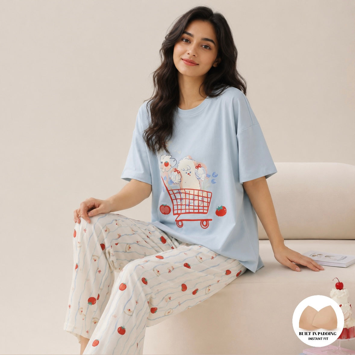 Happy Cart Padded Nightsuit Set