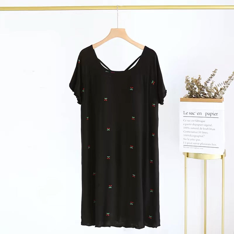 Ditsy Cherry Padded Night Dress