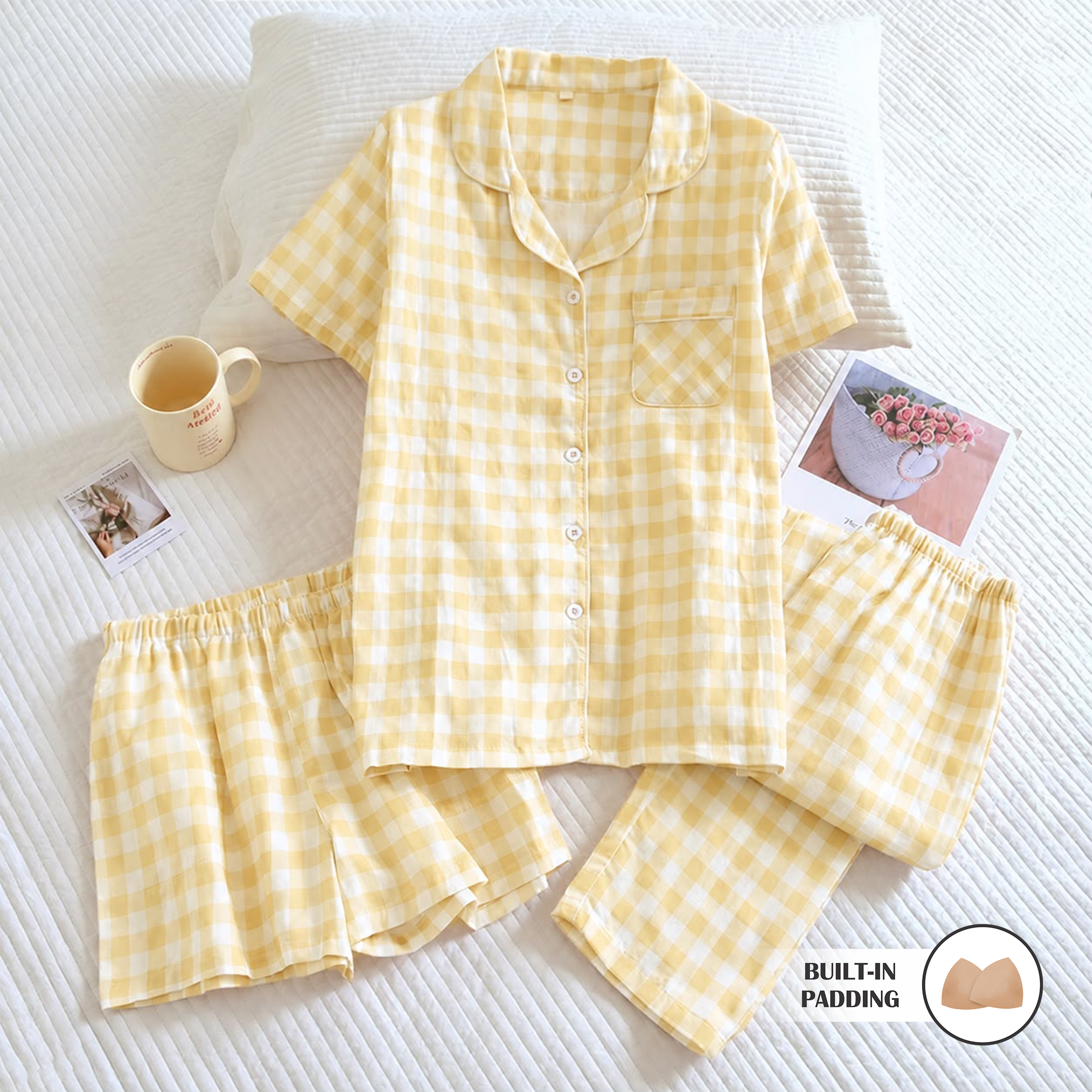 Cairo Checks Padded Nightsuit (Copy)