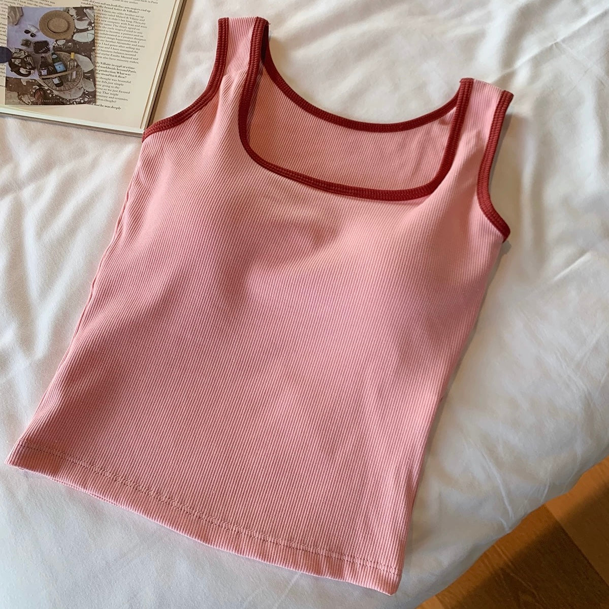 Outline Edge Built-in Bra Top