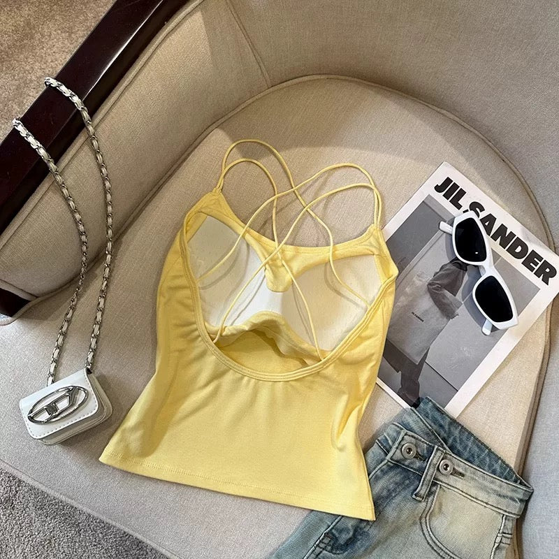 Ivy Backless Built-in Bra Camisole