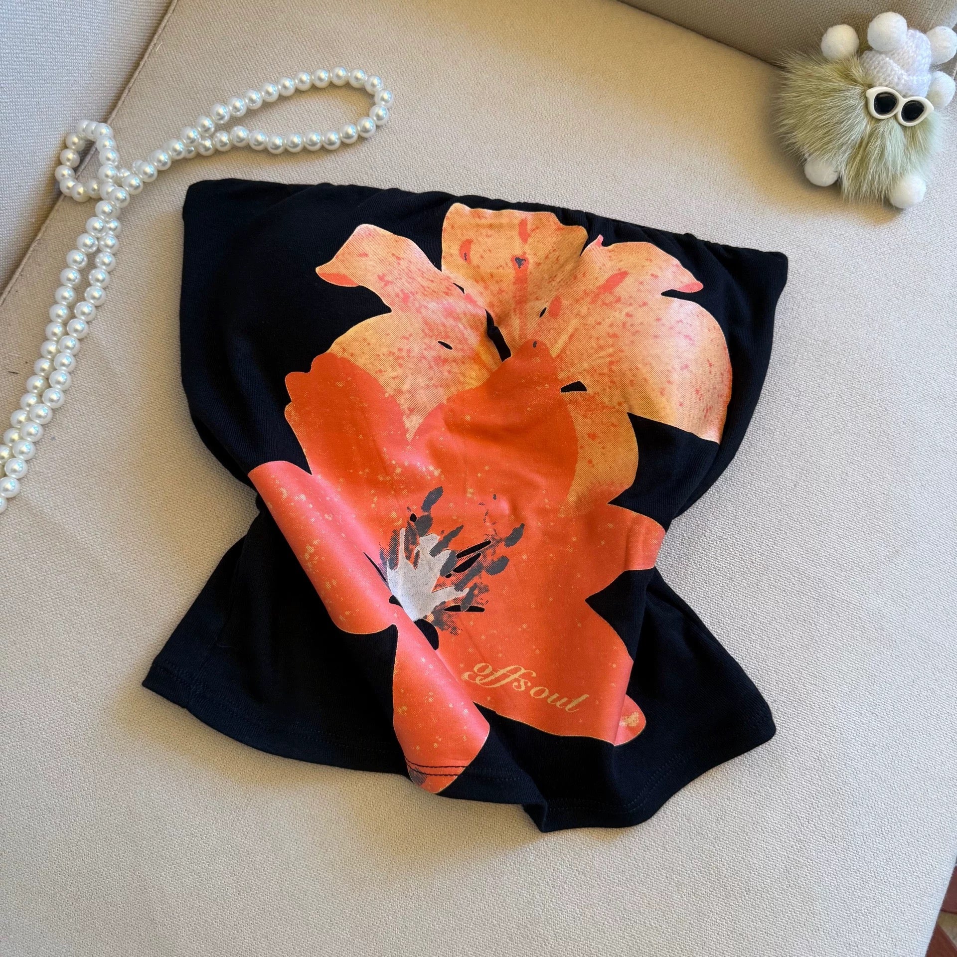 Summer Lily Built-in Bra Tube Top
