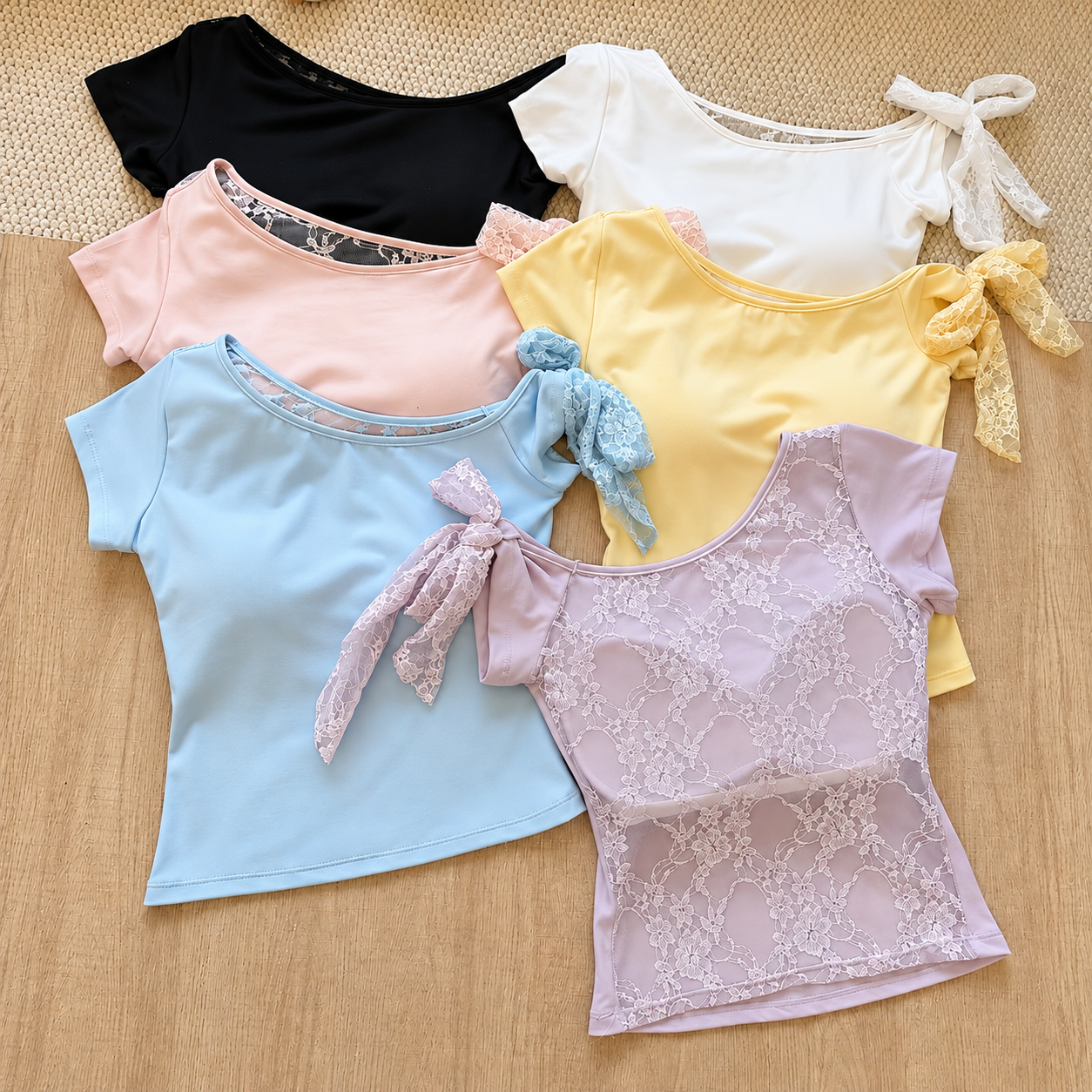 All-Over Lace Backless Built-in Bra Top