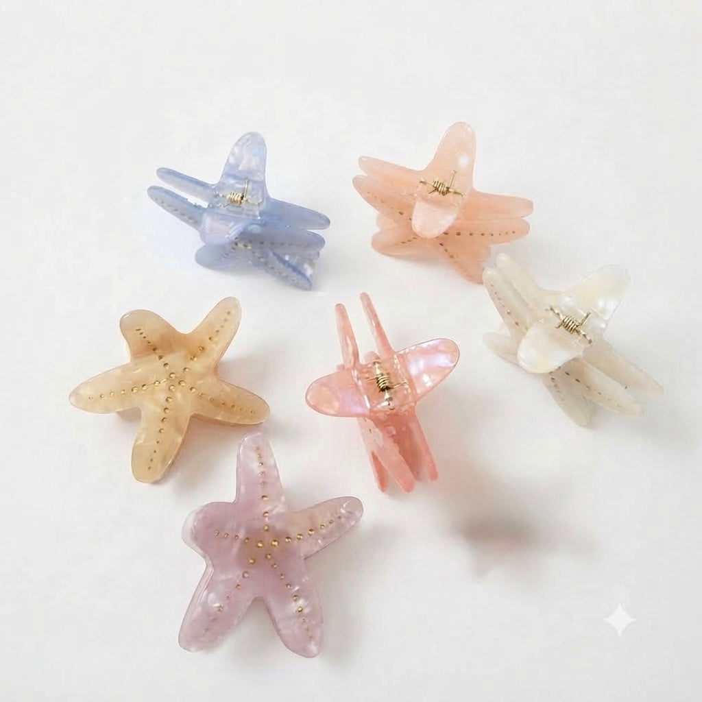 Starfish Claw Clips