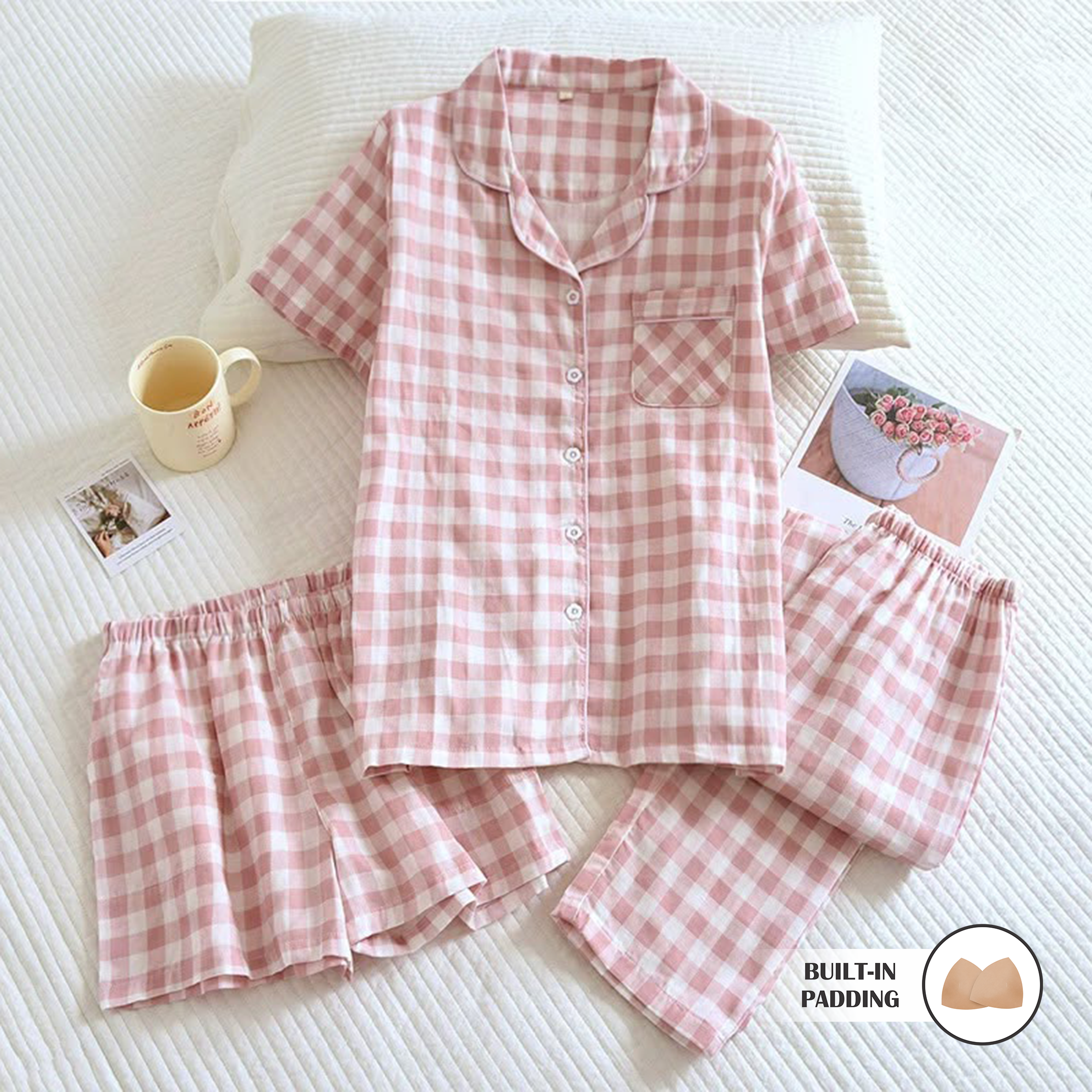 Cairo Checks Padded Nightsuit (Copy)