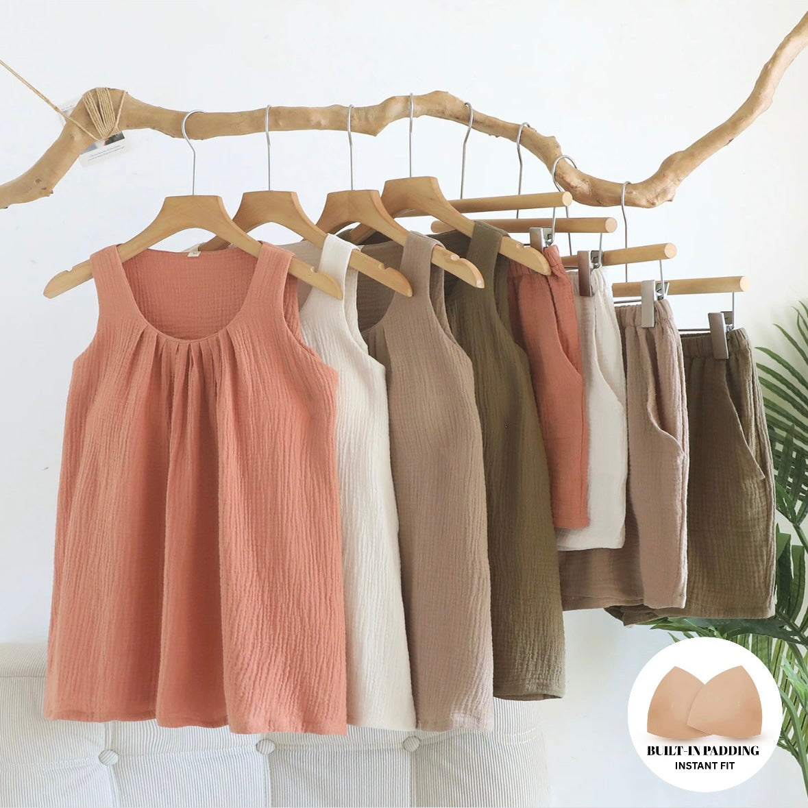 Minimal Mood Padded Nightsuit Set